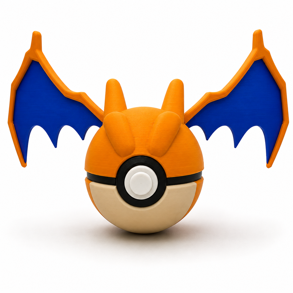 GIANT 3D Printed Poké Ball, 22cm, Multiple Characters