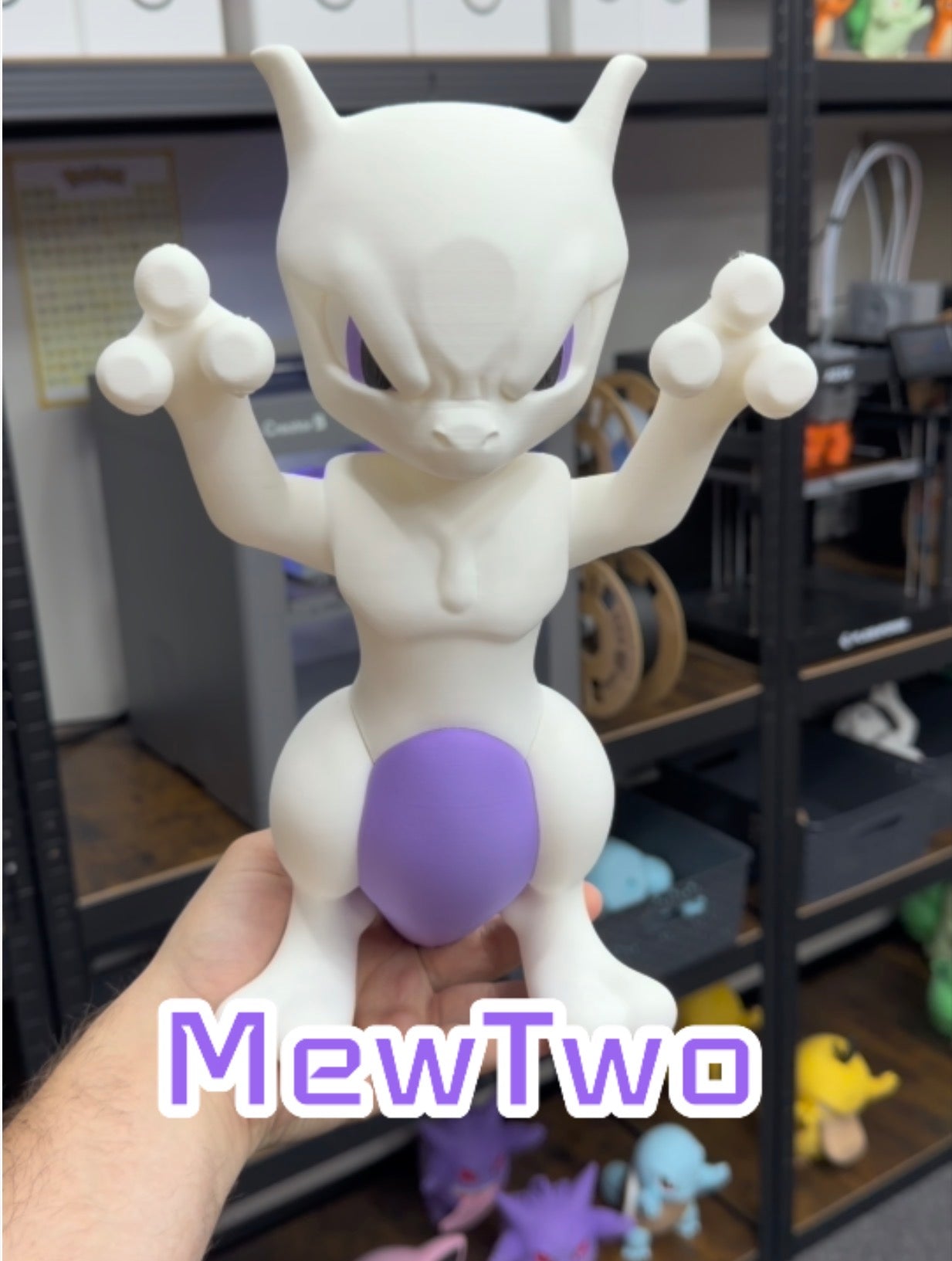 3D Printed Pokémon Window Figures, Multiple Characters