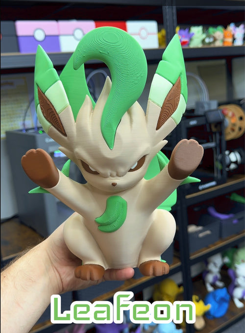 3D Printed Pokémon Window Figures, Multiple Characters