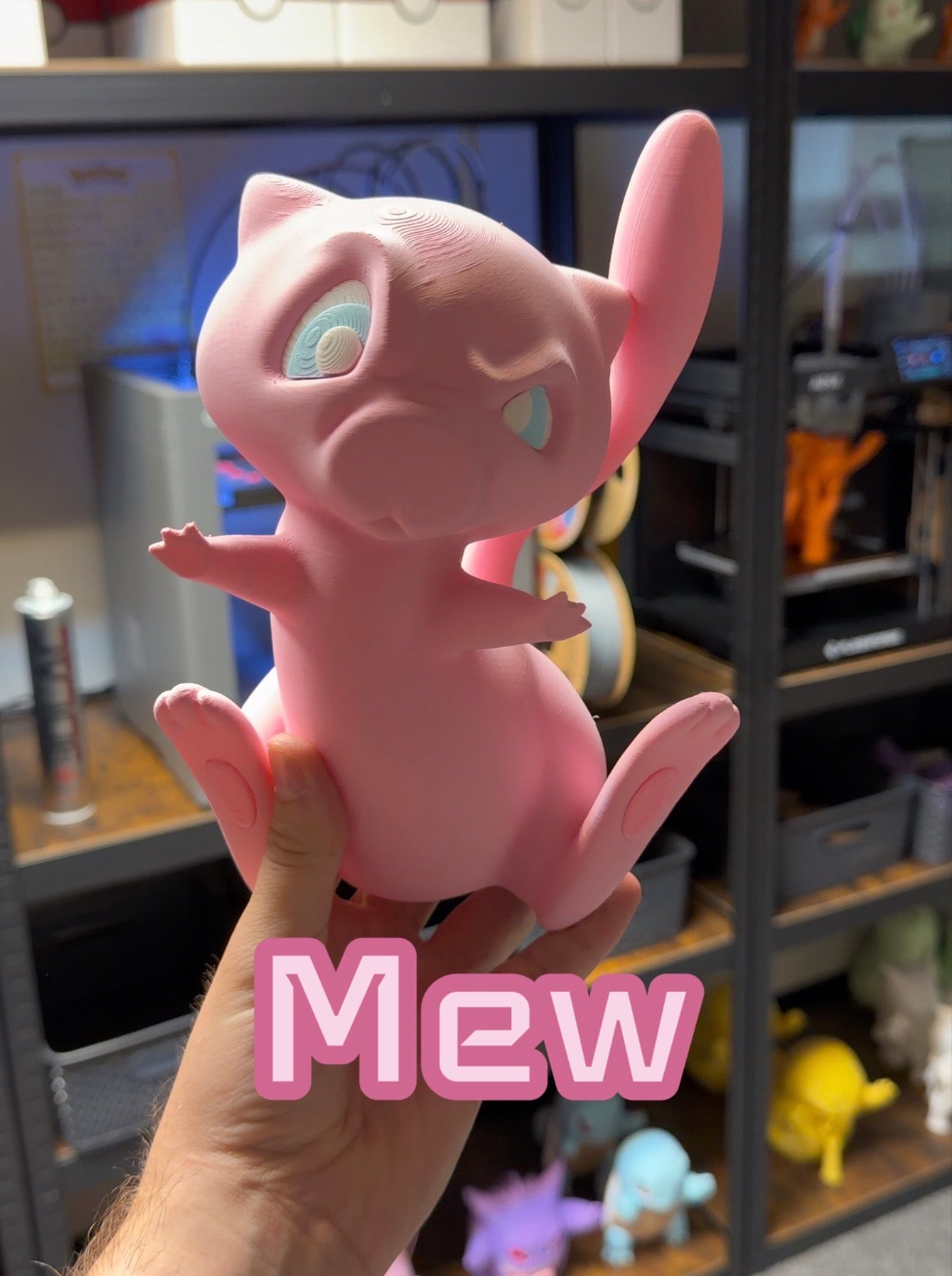 3D Printed Pokémon Window Figures, Multiple Characters
