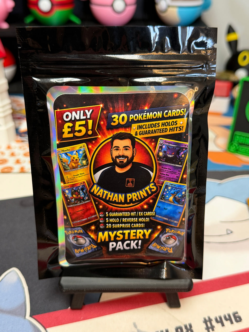 Pokémon Mystery Pack, 30 Cards + Guaranteed Hit