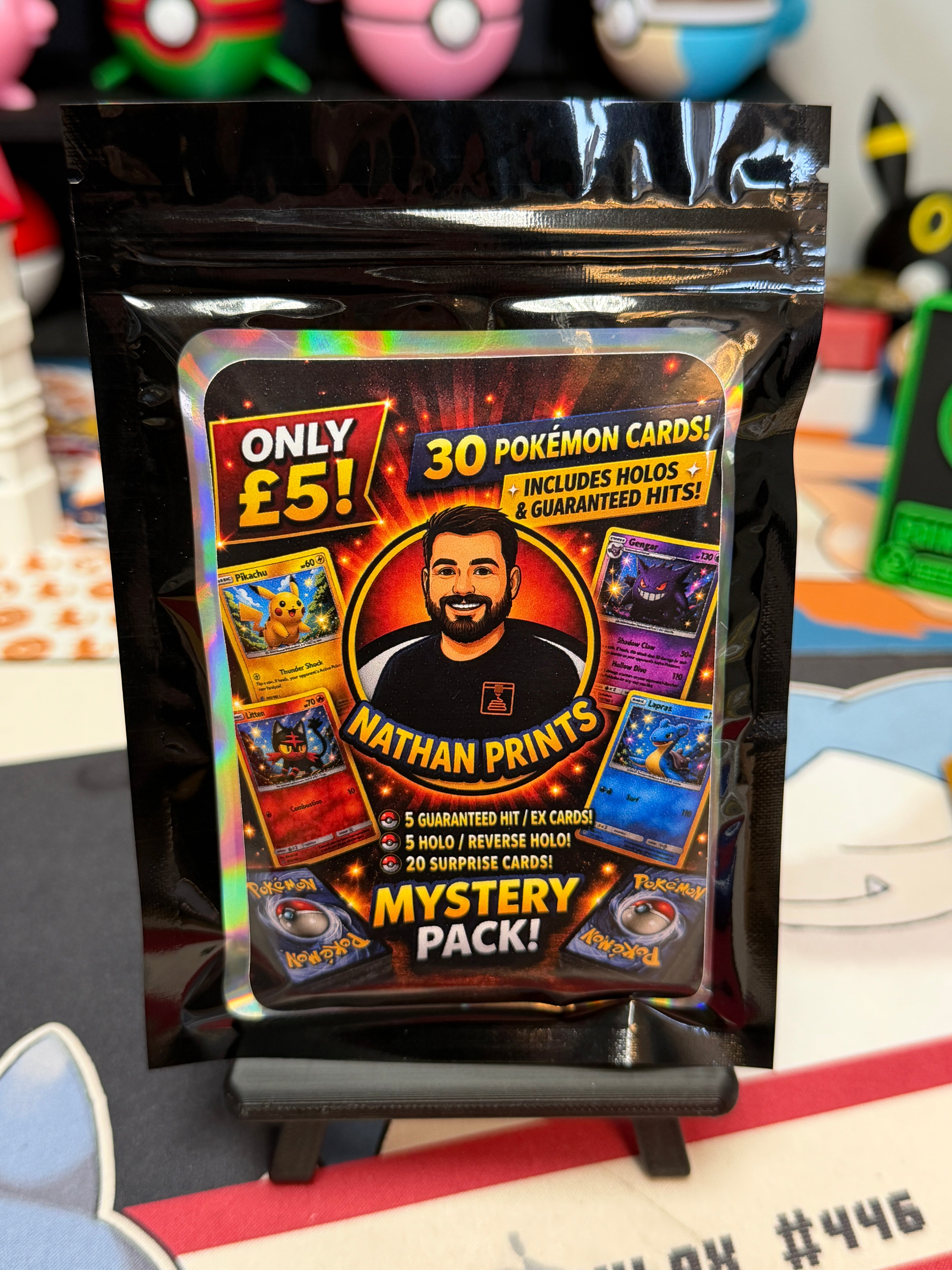 Pokémon Mystery Pack, 30 Cards + Guaranteed Hit