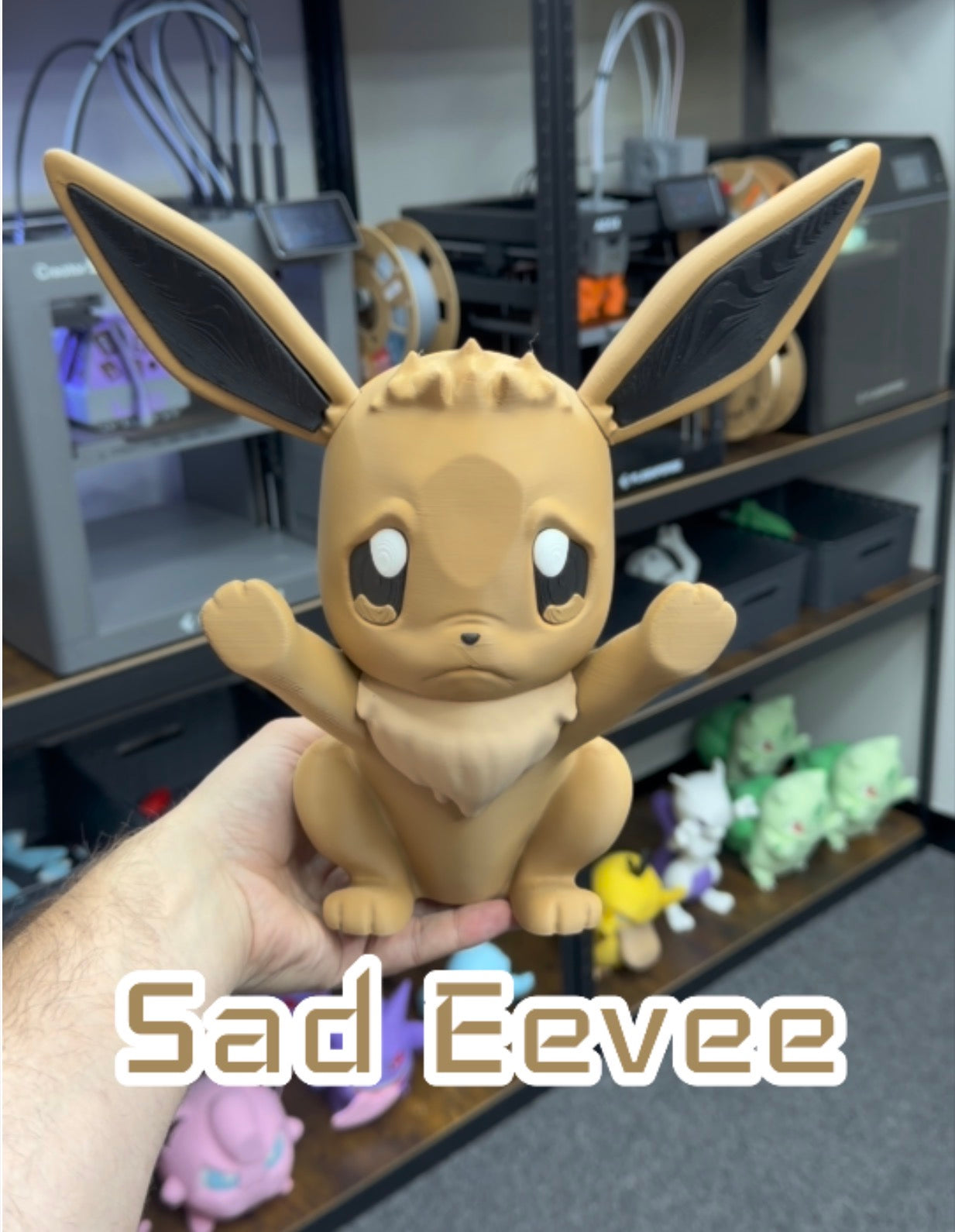 3D Printed Pokémon Window Figures, Multiple Characters