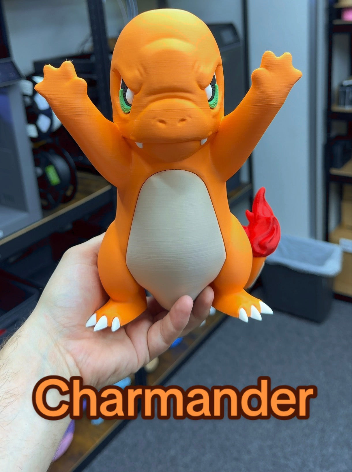 3D Printed Pokémon Window Figures, Multiple Characters