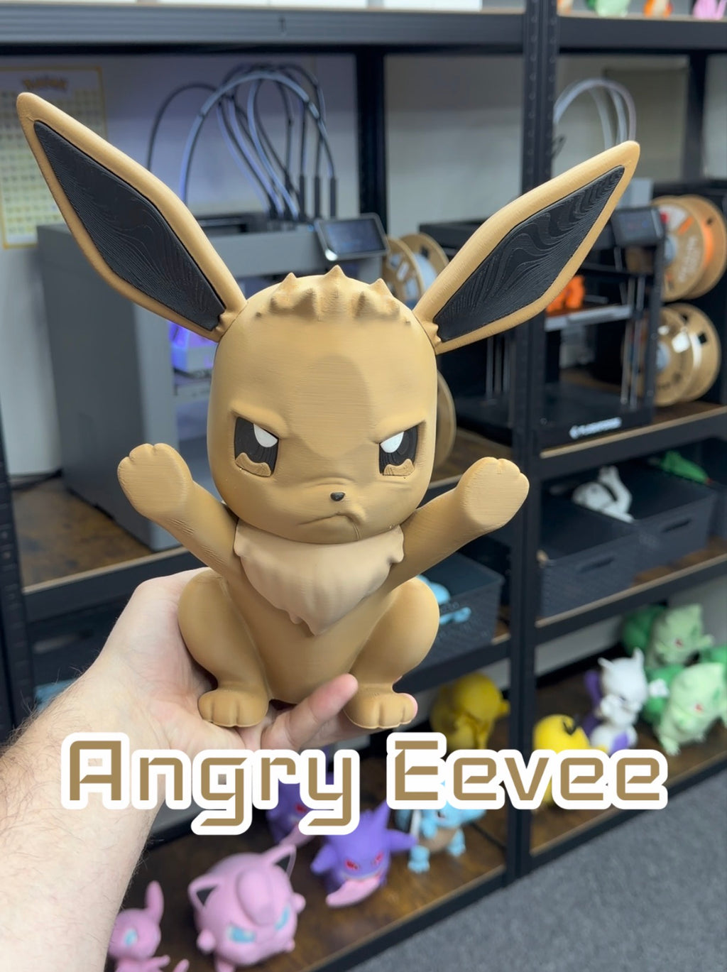 3D Printed Pokémon Window Figures, Multiple Characters