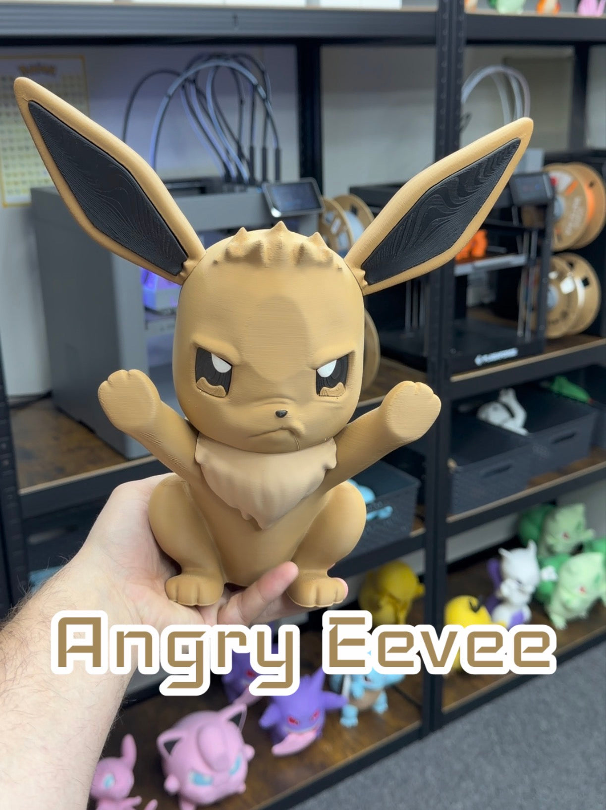 3D Printed Pokémon Window Figures, Multiple Characters