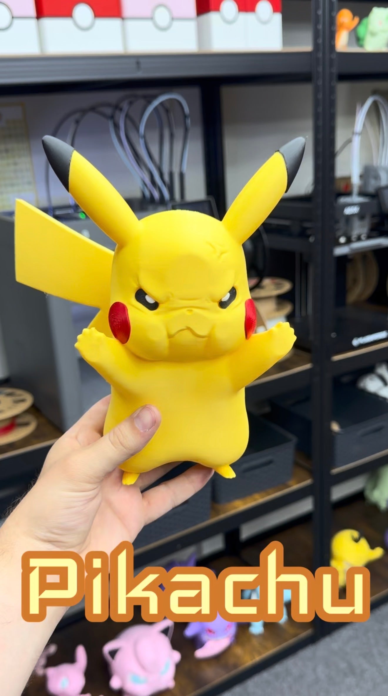 3D Printed Pokémon Window Figures, Multiple Characters