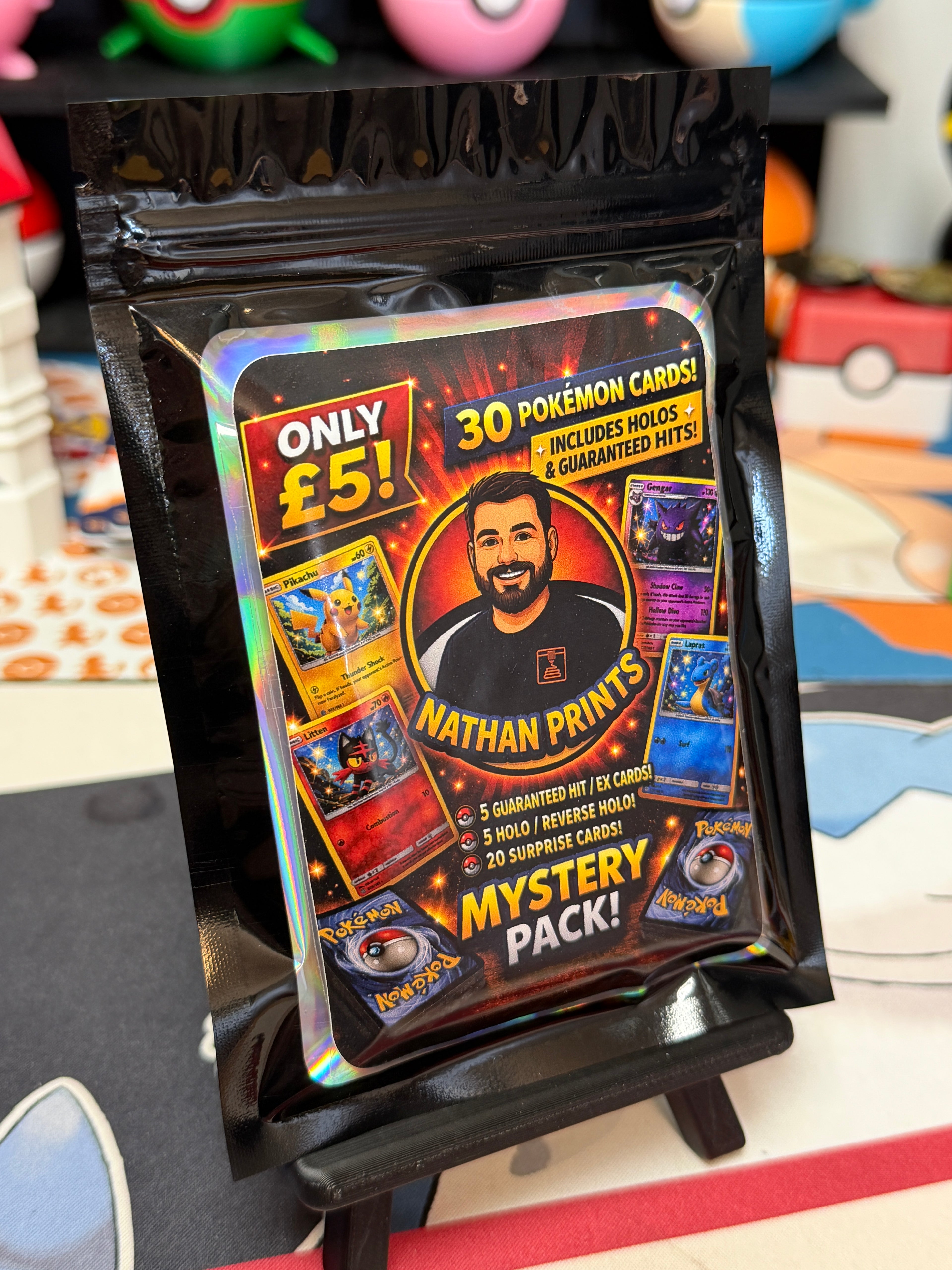Pokémon Mystery Pack, 30 Cards + Guaranteed Hit