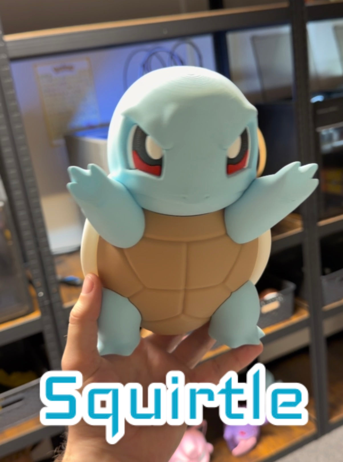 3D Printed Pokémon Window Figures, Multiple Characters