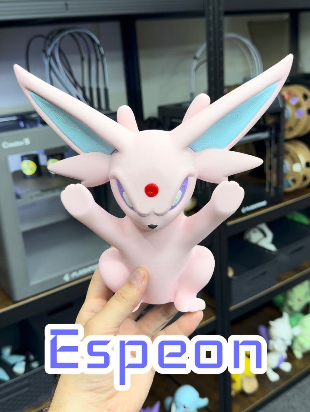 3D Printed Pokémon Window Figures, Multiple Characters