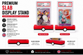NathanPrints graded card display stand for PSA and ACE slabs