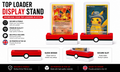 NathanPrints Pokémon-style Toploader trading card display stand